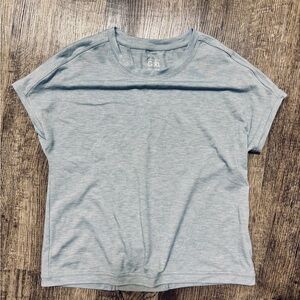 Athleta Girls “Back At It” Light Blue Short Sleeve Tee